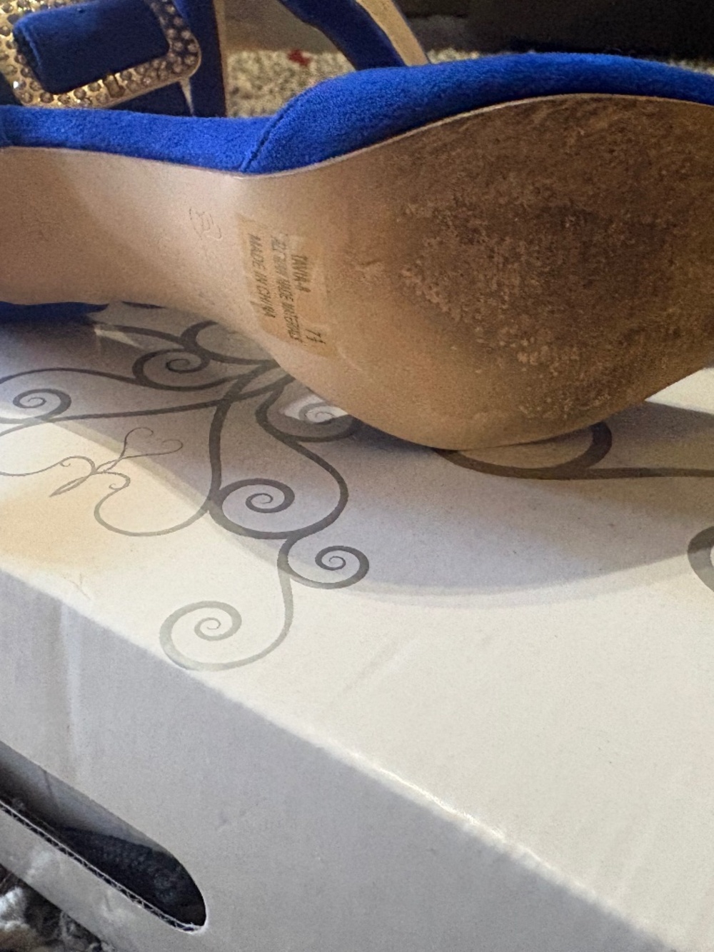 Royal Blue stilettos